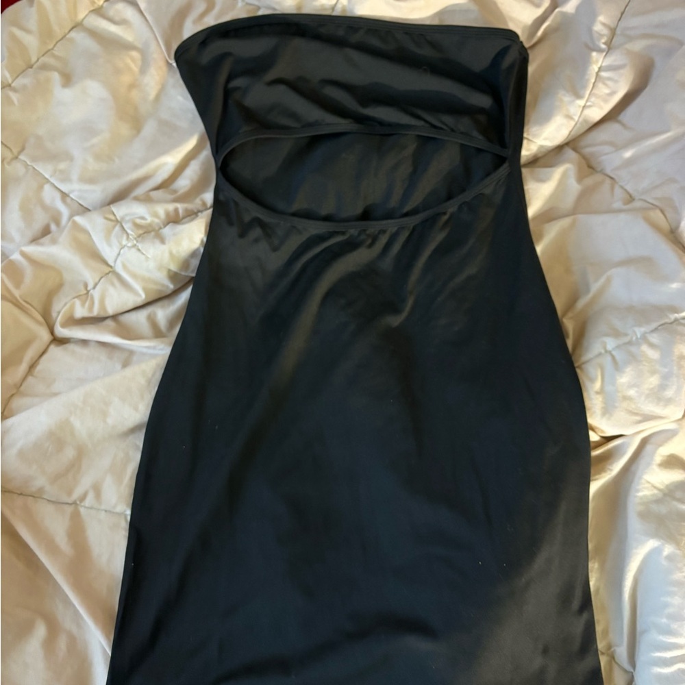 NEW Mini Black Strapless Dress